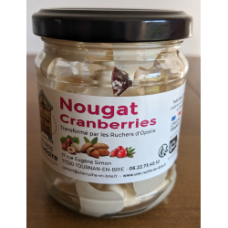 Nougat cranberries