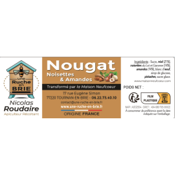 Nougat noisettes et amandes